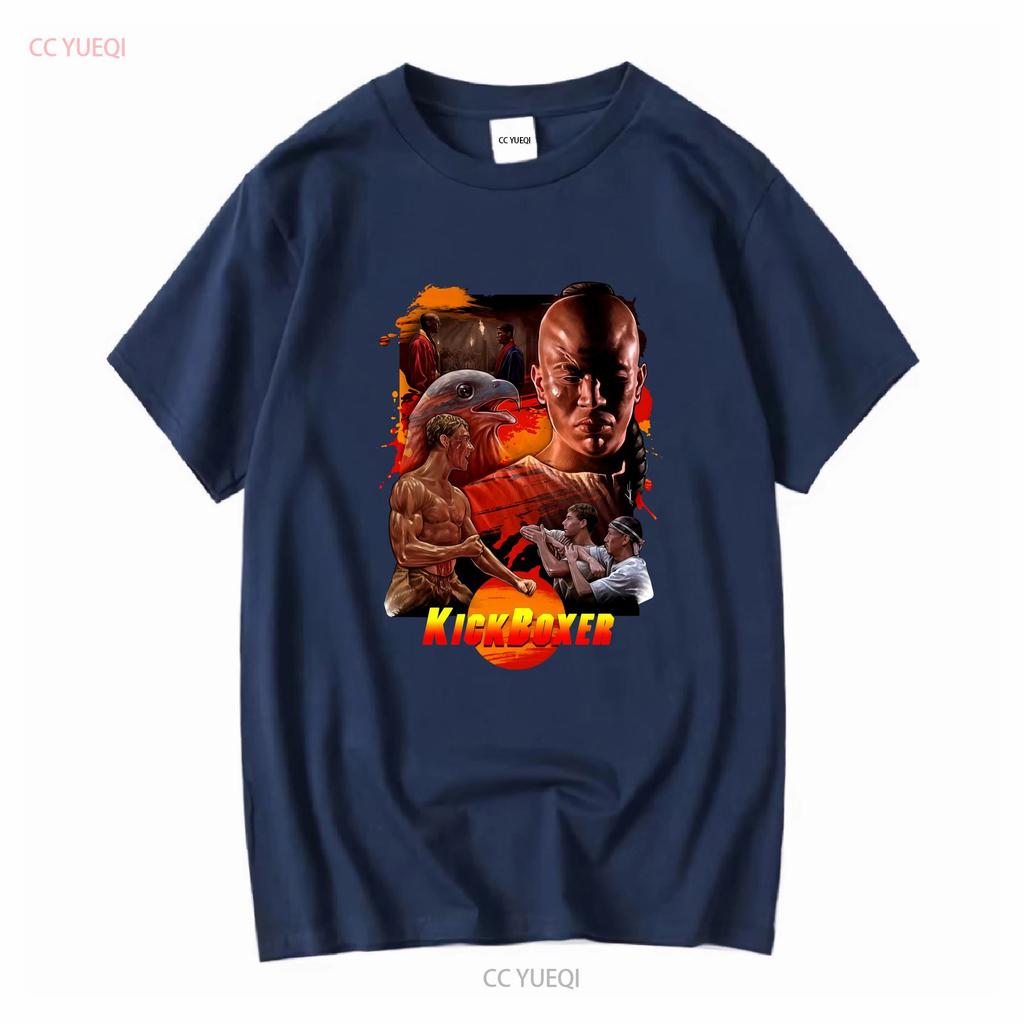 REBAJA Camiseta de Película KickBoxer de Jean Claude Van Damme Algodón Pesado vintage Lavada Transpirable streetwear hombre Ligeramente vintage