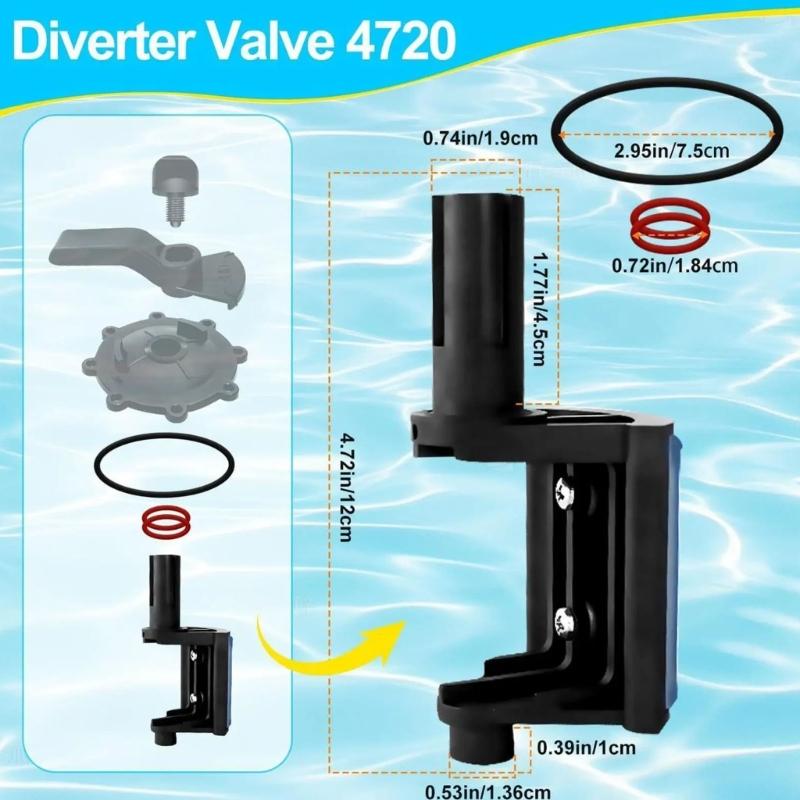 Pool Valves Replacement Set Essential Component Pool Valves Repair Set Leakproof Pool Valves for Easy Installation