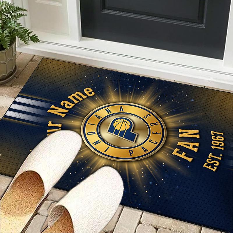Custom NamePacers Basketball Team Carpet, Indoor Rug, Chair Rug, Living Rooms, Doormat Made From Polyester Home Decor Birthday Christmas Gifts