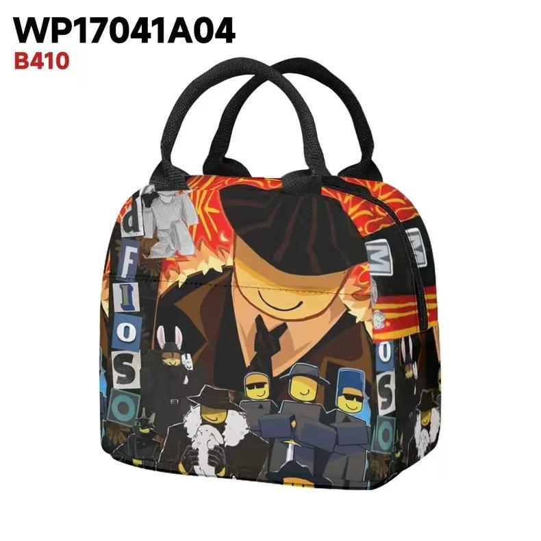 Portable Bento Bag Cartoon Thermal Insulation Bag Aluminum Foil Lunch Bag Student Bento Bag Thickened Thermal Insulation Lunch Box Bag
