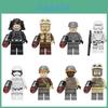Brinquedo de Construção para Crianças Storm Trooper Soldado da Neve Figura Comandante Material Plástico Altura 4.5cm