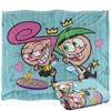 Fairly Odd Parents In Love Silky Cosmo & Wanda Supersoft Blanket