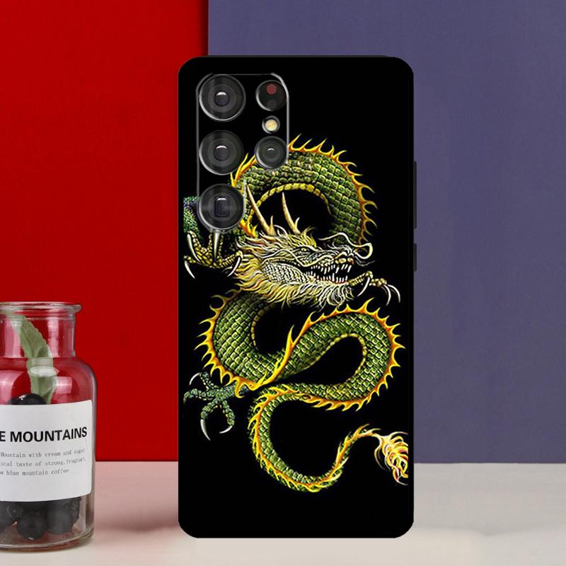 Chinese Dragon Funda Case For Samsung Galaxy S25 Ultra S9 S10 S20 S21 S22 Plus S23 FE S24 Ultra Phone Cover