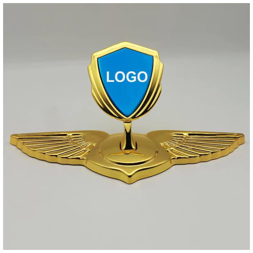 (Innovative) 3D Emblem Car Logo Front Hood Ornament Car Front /Subaru compatible/ золотой
