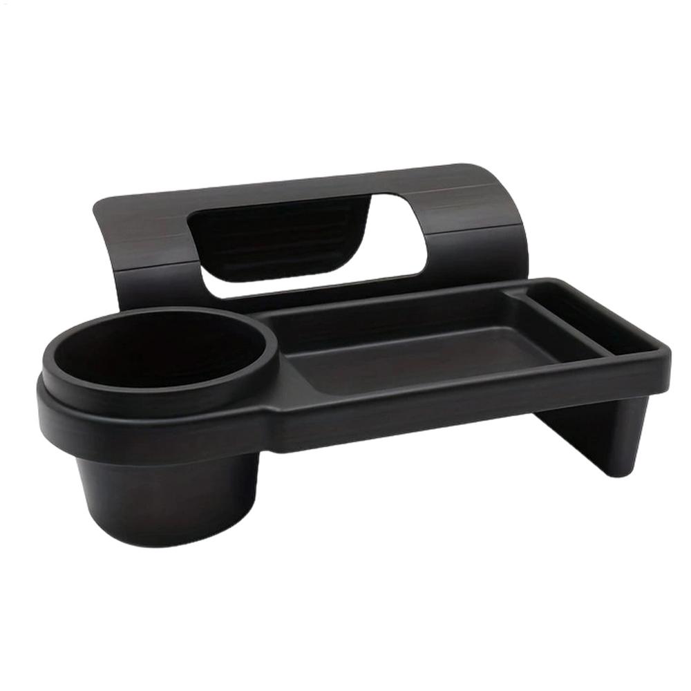 

Car Door Cup Holder Hangable Rack with Organizer Tray Car Drink Holder for Automotive Vehicle Truck Window Door Cell Phone чёрный