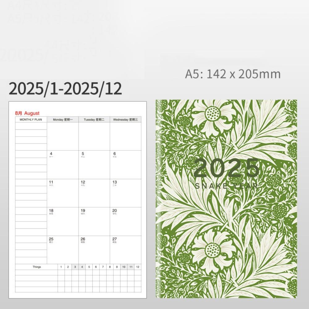 Thick Paper Day/Week/Year Agenda Planner Notepad 84 Pages Datebook  To Do List