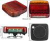 LED Wireless Trailer Lights Magnetic Trailer Lamp Tail Lights for Truck Vehicle Rechargeable Towing Light Kit