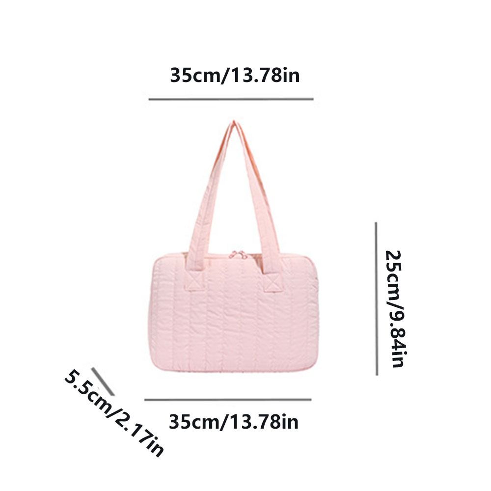 Multi-purpose Laptop Shoulder Bag Large Capacity Shockproof Laptop Protective Bag 11 Inch Solid Color Laptop Handbag Travel
