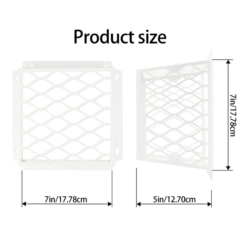 Dryer Vents Covers with Bird Guard Stainless Steel Construction Ensures Safe and Efficient Airflows Easy To Installion