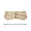 Women PU Leather Wide Belt Exaggerated Western Cowgirl Clothing Accessories