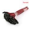 5Pcs Male+5Pcs Female Jack Cable Pigtail Cctv Power Adaptor Plug Connector Dc 12V 2.1X5.5Mm