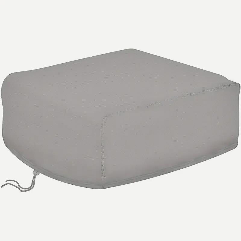 Heavy-duty RV air conditioning cover, made of all-weather durable Oxford fabric, waterproof, dustproof and UV-resistant 80x80x38cm серый