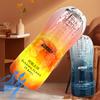 Masturbation Cup BIGBANG Fully Transparent Airplane Cup Red Pill Sucking Male Masturbation Training Masturbator Adult Products
