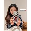 Korean Wind Ins Niche Black Polka Dot Red Bow Is Suitable for Apple 17promax Mobile Phone Case Iphone16pro New