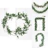 Indoor Green Wall Decor With Faux Plant Money Leaf Vines For Home And Photography