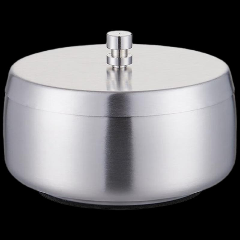 Japanese Style Windproof Stainless Steel Ashtray Set