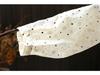 Women's Spring 2026 Polka Dot Lace Collar Cotton Shirt with Embroidered Jacquard Design