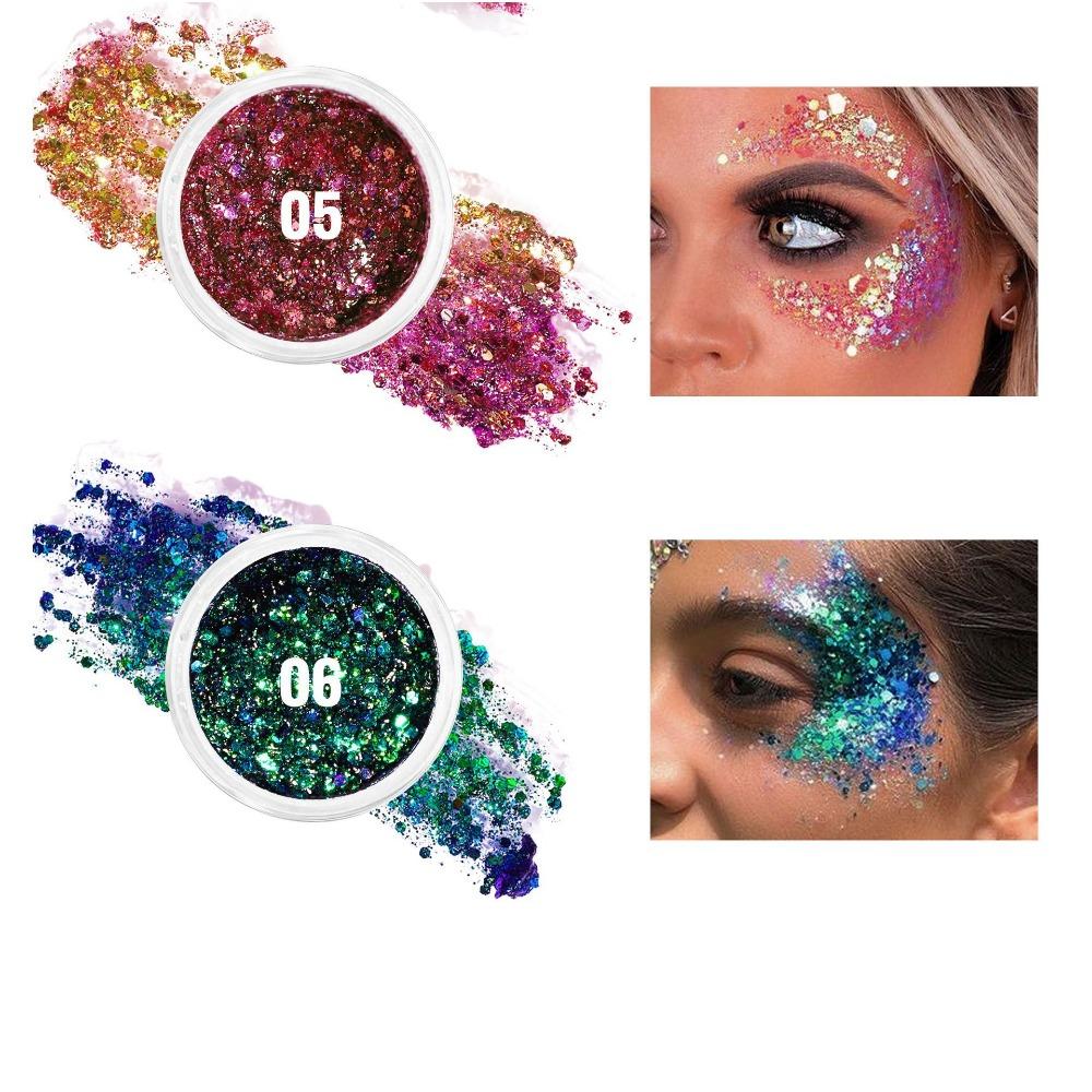 HANDAIYAN Change Dragon Sequenant Eye Shadow Gel Face Body Night Shop Stage Small Cosmetic Flash