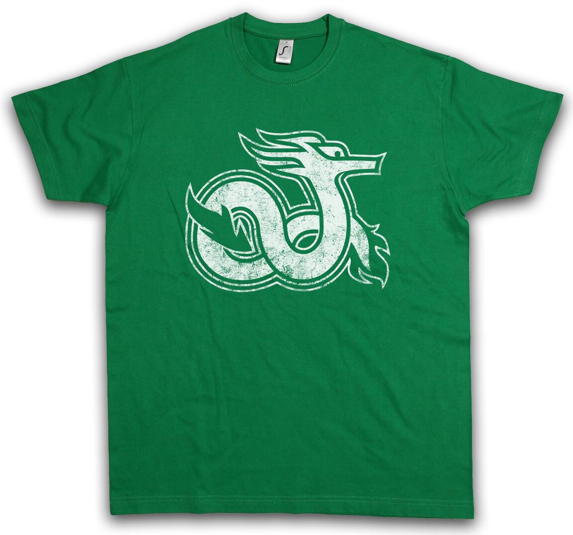 CELTIC DRAGON V T-SHIRT Celts Cross Religion Culture Paganism Sign Symbol- S