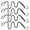 1/2/4Pcs Kayak Paddle Leash Elastic Bungee Strap Lanyard Rope Lightweight Kayak Rod Leash for Boating Fishing Rafting Canoeing