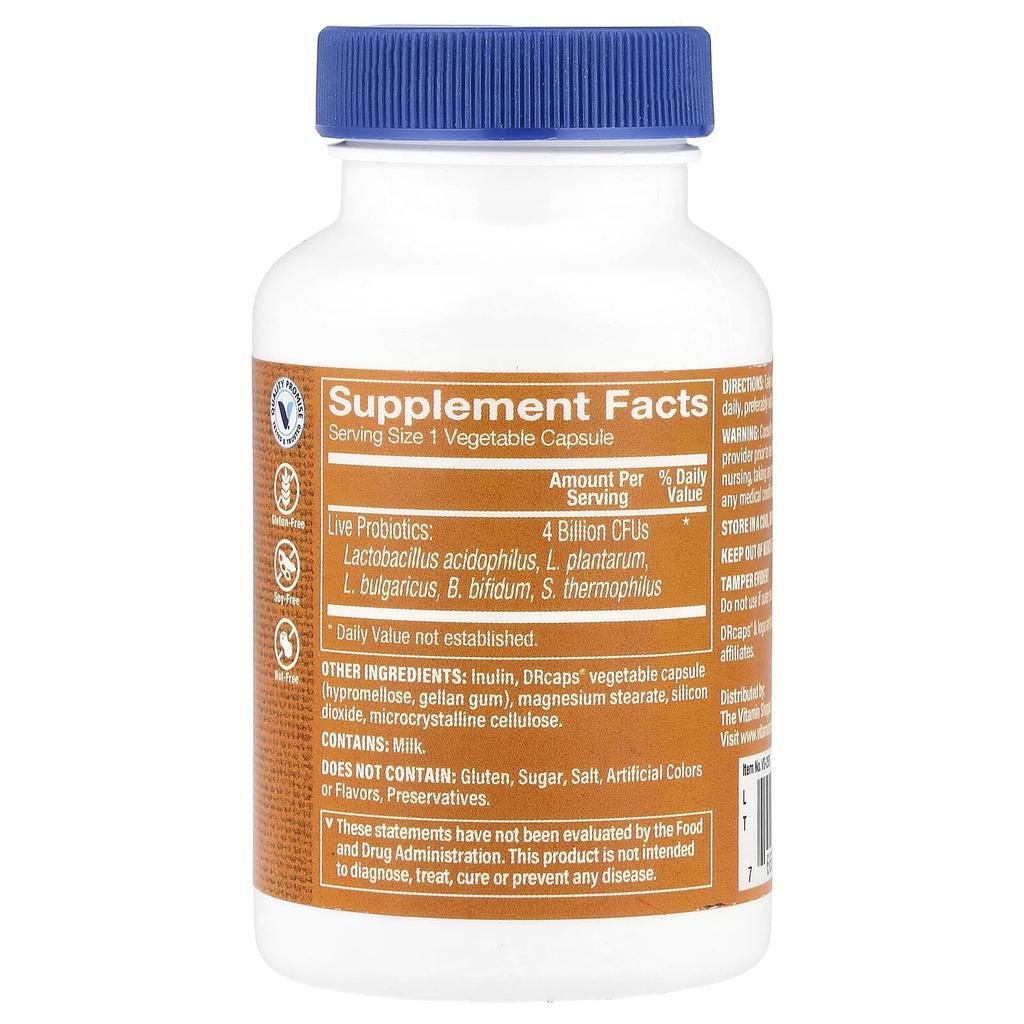 Probiotic Complex, 4 Billion, 90 Veggie Caps