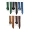 Universal Replacement Leather Watch Strap Black Brown Wristwatch for Men Women 17mm 18mm 19mm 20mm 21mm Bamboo Pattern Watchband