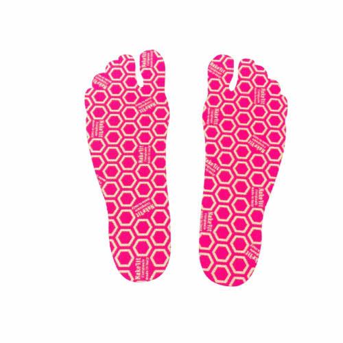 NAKEFIT Naked Fit Foot Adhesive Sandal and Barefoot Stickers for Pool, Beach, and Fall Prevention (3 Pairs Per Pack)