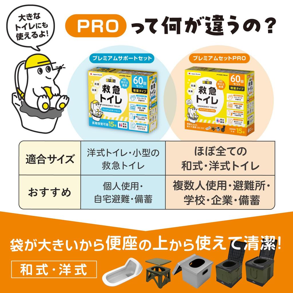 by Disaster Preparedness PYKES PEAK Portable Toilet 120 Compatible with Toilets and Shelf Includes Disaster Preparedness Portable for Emergencies and