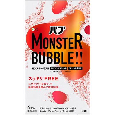 Babu MONSTAR Sukkiri ZDARMA 6 tablet (Kvazi-droga) Všeobecná léčiva (teplá koupel) Ostatní Horká koupel Jednu tabletu rozpusťte ve 150 až 200 litrech koupelové vody