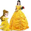 Elegante Costume Cosplay da Principessa Belle de La Bella e la Bestia, Stile Fiabesco, per Donna