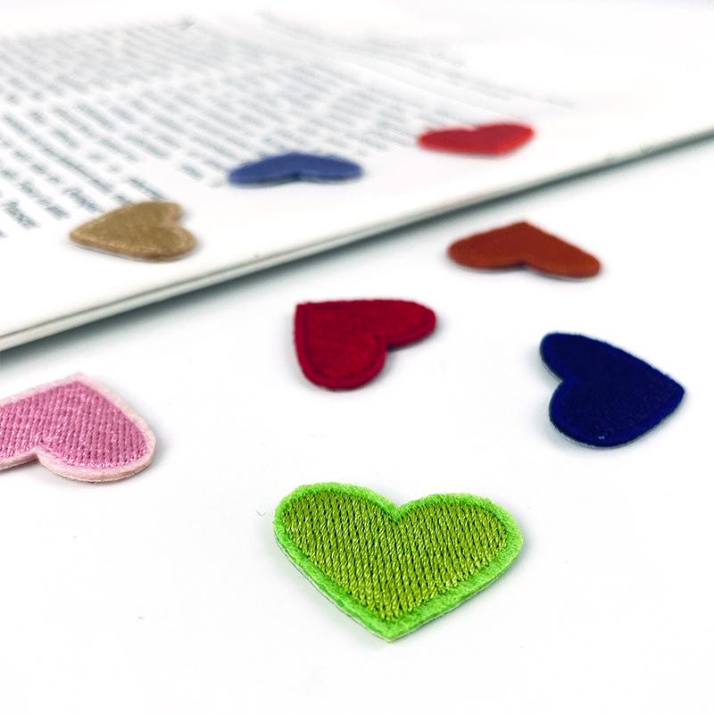 Heart Embroidery Iron-on Patch for Clothing, Shoes, Hats, and Bags