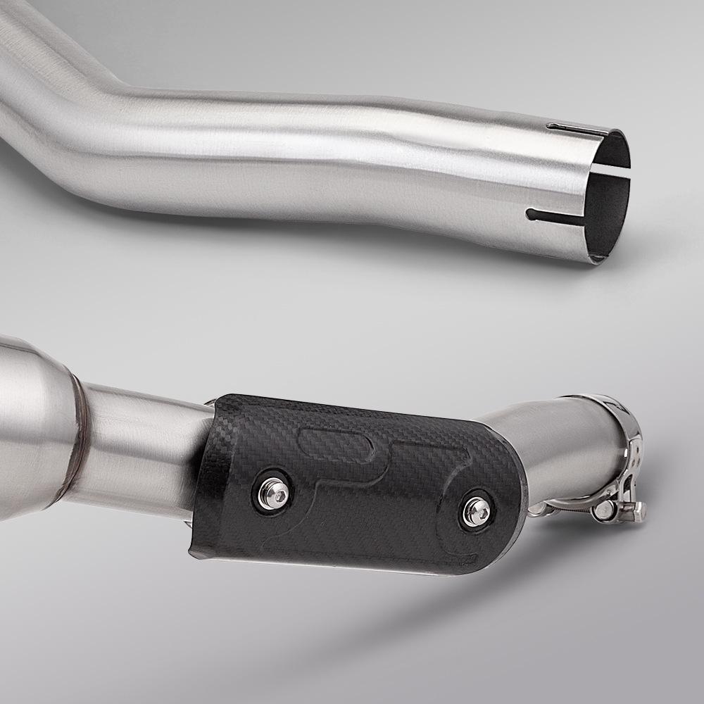 T700S Mid-Pipe Rear-Pipe Integrated Motorcycle Exhaust for 2019-2025 Models