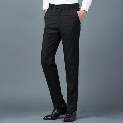 Heren Casual Broek Formele Pakbroek Losse Rechte Broek