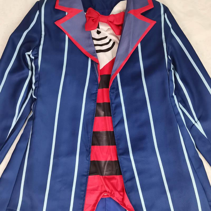 Kostým Vox Cosplay Kreslený El Uniform Oblek Oblečení Halloween Karneval Vánoční Kostýmy Modrý Červený Oblek Anime Kompletní Sada