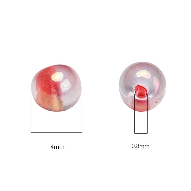 110 szt. Kryształowe Czeskie Szklane Koraliki Kropla Wody Iluzja Koraliki Seed do Kolczyków Bransoletek DIY Tworzenia Biżuterii Rzemiosła Akcesoria
