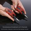 Wireless Guitar System Audio Digital Guitar Transmitter Receiver Builtin Rechargeable Battery 100