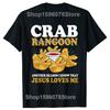 Grappige Krab Rangoon Goon Liefhebber 100% Katoen T-shirts Heren Mode Print T-shirt Los Oversized Streetwear Hip Hop Unisex T-shirt