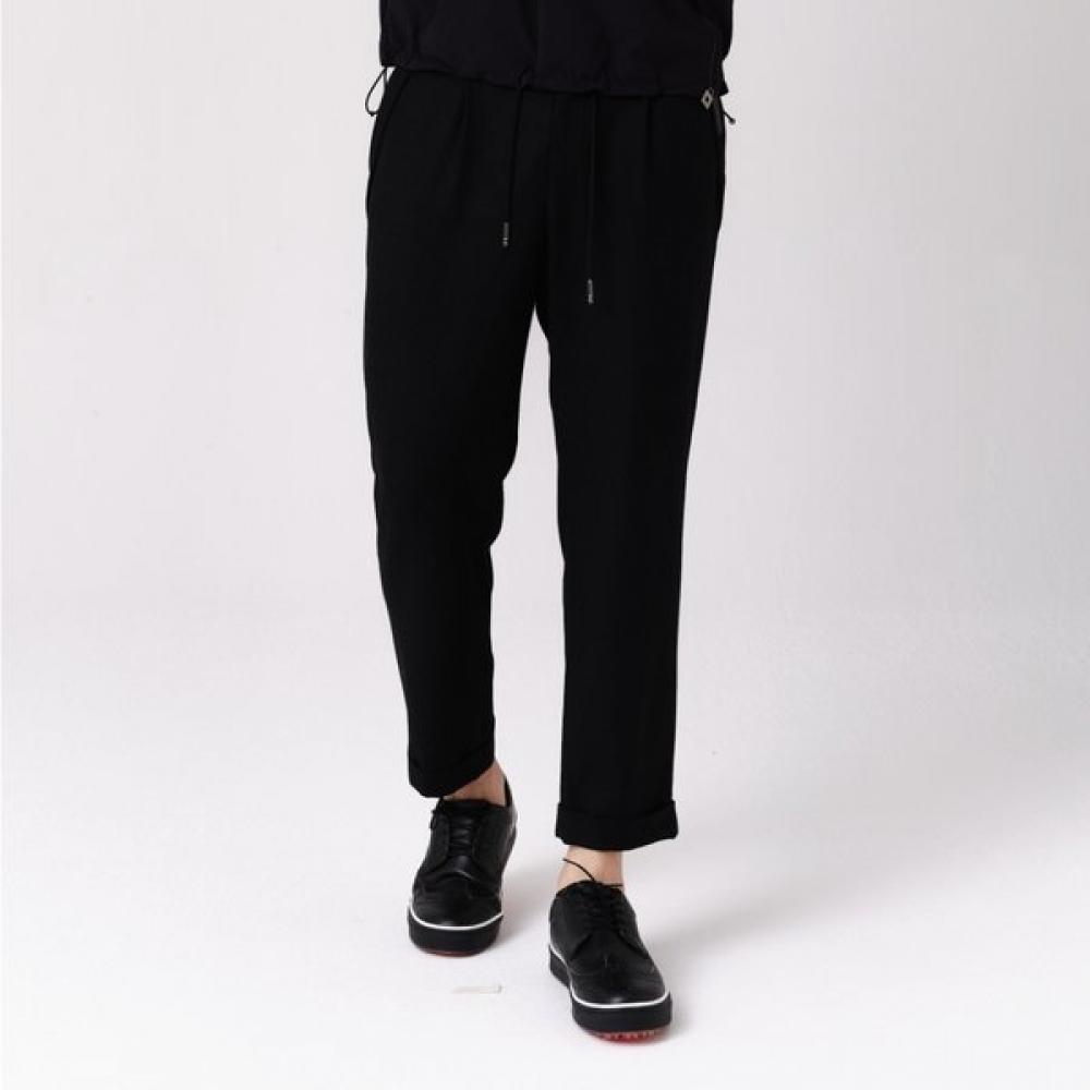 Onoff Men S Jogger pantS Wool Of5012gb Black