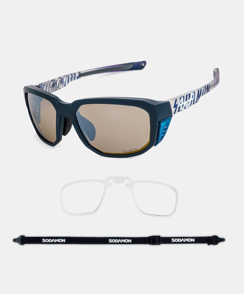 Sodamon Sports Polarized Sunglasses Goggles (Unisex) Rts3501-C14