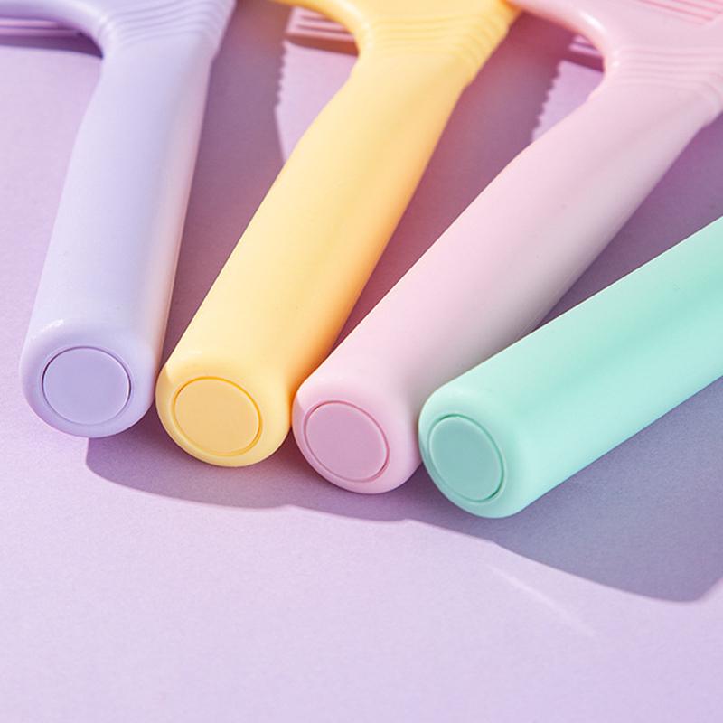 High Quality Plastic Hairdressing Combs Professional Anti-Static Fine Cutting Women Beauty Hairstyling Brush Househeld Wet Dry