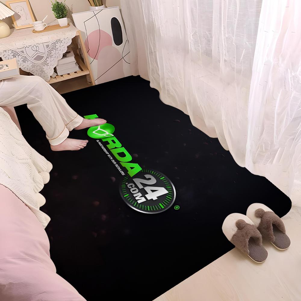 K-Korda F-Fishing Logo Floor Mat Non-Slip Laundry Room Mat Laundry Decor Balcony Child Living Room Household Carpets