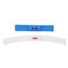 DIY Hair Cutting Guide Professional Hair Bang Level Ruler Hair Trimmer Comb Guide (White Blue)