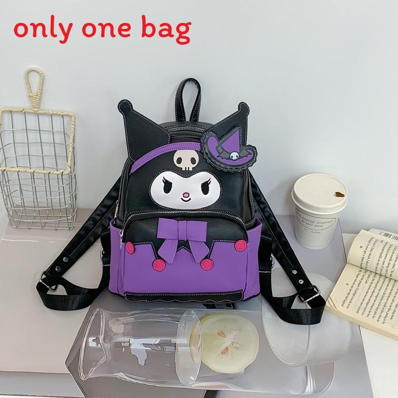 Hello Kitty Girls Mini Backpack With Cartoon Pu Material For Casual Daily Use