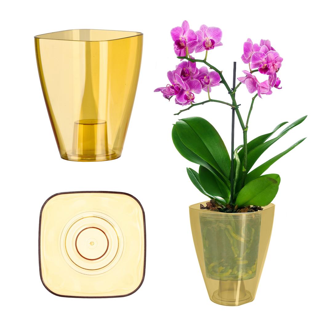 KADAX Pot Cover for Orchid Flower Pot Plastic Flowers