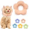 Cat Cone Collar Soft, Waterproof Cats Cones To Stop Licking After Surgery, Adjustable Soft Elizabeth Cats Collars for Wound Healing, Flower Shape Cat