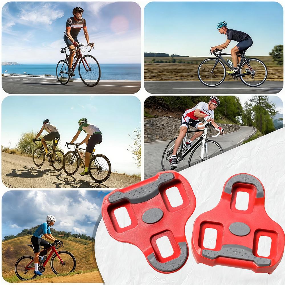 Bike Cleats Compatible with Look KEO Cleats for Indoor Peloton Outdoor Cycling Road & Bicycle Clipless Spinning Cycle Shoes