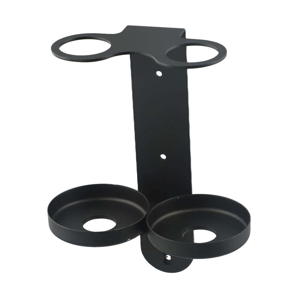 Functional Wall Mount Soap Dispenser Bracket with Shower Gel Shampoo Rack