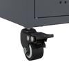 TV Stand Anthracite 68 x 39 x 43.5 cm Steel