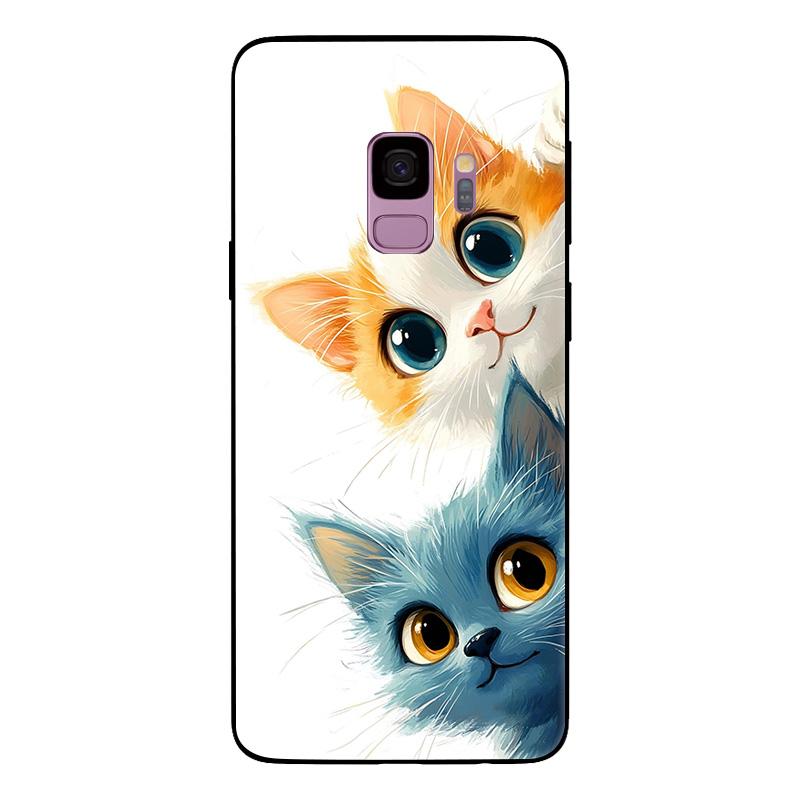 For Samsung Galaxy S9 Plus Case SM-G965F G965 S9Plus Marble Painted Soft Matte Silicone Back Cover For Samsung S9 S9+ Full Shell