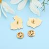 1 Pair Untamed Brooch Rabbit Clothes Pin Badge Jewelry Gift